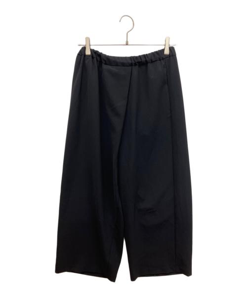 mizuiro-ind（ミズイロインド）mizuiro-ind (ミズイロインド) ラップライクイージーパンツ ブラック サイズ:2の古着・服飾アイテム
