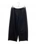 mizuiro-ind（ミズイロインド）の古着「ラップライクイージーパンツ」｜ブラック
