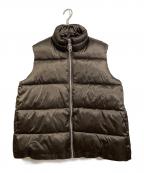 LAYASレイヤーズ）の古着「中綿ベスト　ゆったり　ビックシルエット」｜ブラウン