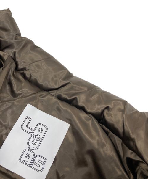 LAYAS（レイヤーズ）LAYAS (レイヤーズ) 中綿ベスト　ゆったり　ビックシルエット ブラウン サイズ:FREEの古着・服飾アイテム