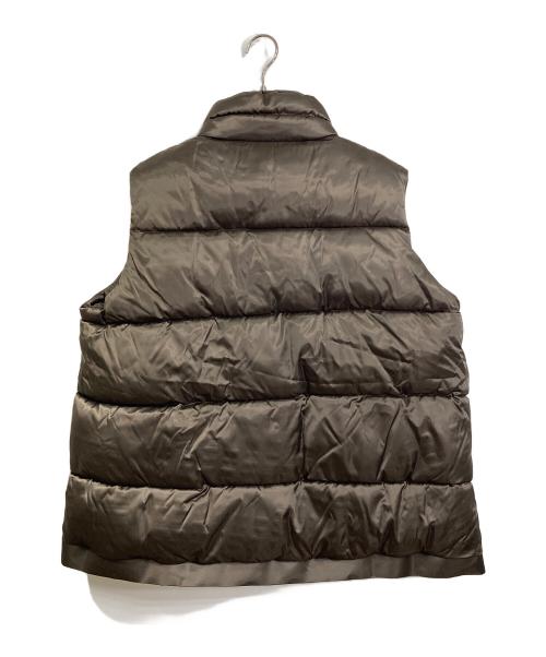 LAYAS（レイヤーズ）LAYAS (レイヤーズ) 中綿ベスト　アウター ブラウン サイズ:FREEの古着・服飾アイテム