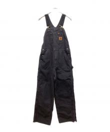 CarHartt（カーハート）の古着「ダブルニーダックオーバーオール」｜ブラック