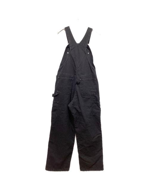 CarHartt（カーハート）CarHartt (カーハート) ダブルニーダックオーバーオール ブラック サイズ:32×30の古着・服飾アイテム