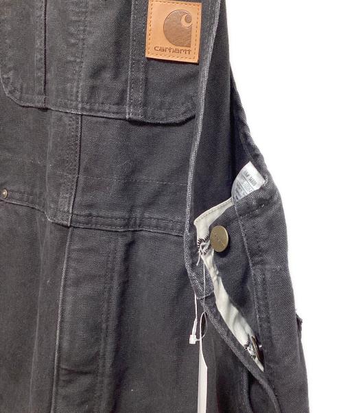 CarHartt（カーハート）CarHartt (カーハート) ダブルニーダックオーバーオール ブラック サイズ:32×30の古着・服飾アイテム