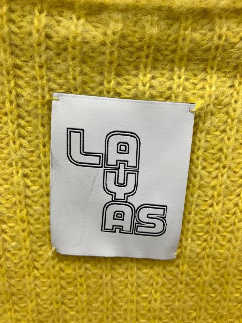 LAYAS（レイヤーズ）LAYAS (レイヤーズ) HAILY KNIT SKIPPER イエロー サイズ:Free 未使用品の古着・服飾アイテム