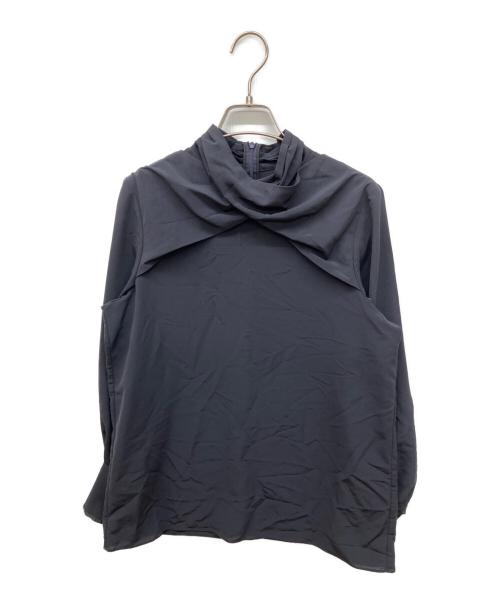 ESTNATION（エストネーション）ESTNATION (エストネーション) 長袖ブラウス ネイビー サイズ:38の古着・服飾アイテム