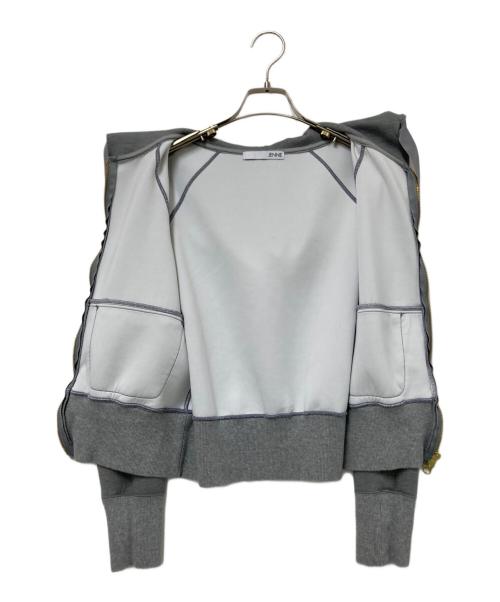 JENNE（ジェンヌ）JENNE (ジェンヌ) 日本製美ラインパーカー グレー サイズ:Mの古着・服飾アイテム