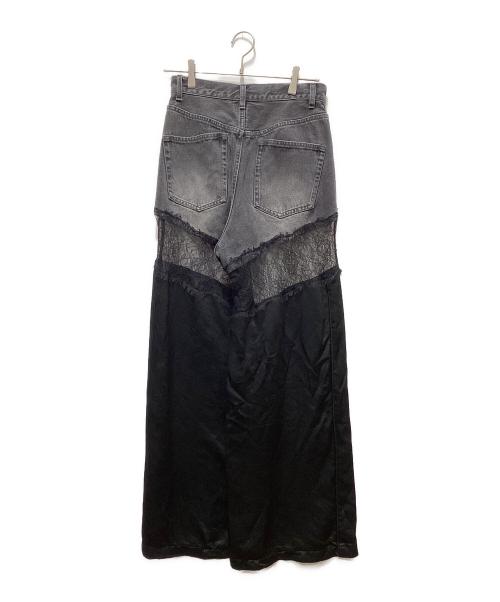 PRANK PROJECT（プランクプロジェクト）PRANK PROJECT (プランクプロジェクト) Denim Lace Blocking Pants インディゴ サイズ:38の古着・服飾アイテム