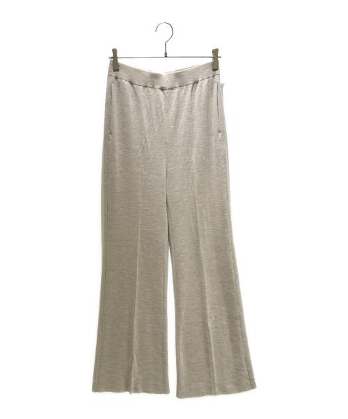 DEUXIEME CLASSE（ドゥーズィエム クラス）DEUXIEME CLASSE (ドゥーズィエム クラス) リブニットパンツGY73 ベージュ サイズ:38の古着・服飾アイテム