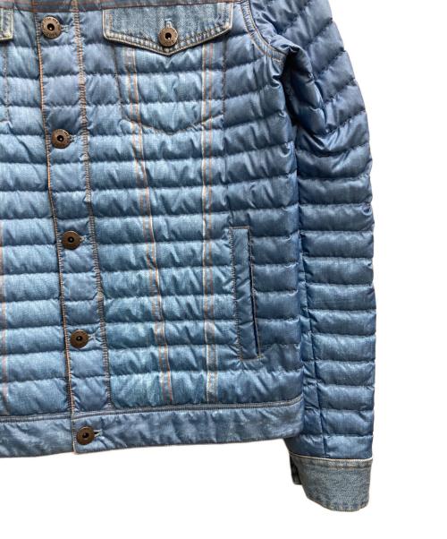 J.O.T.T（ジョット）J.O.T.T (ジョット) トロンプルイユダウンジャケット インディゴ サイズ:記載なし（実寸サイズを参照ください）の古着・服飾アイテム