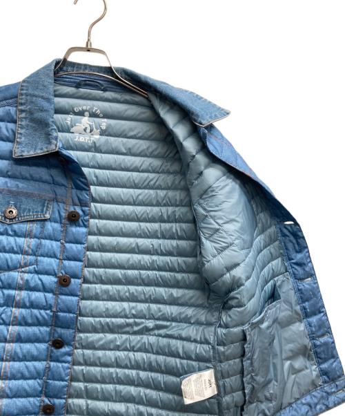 J.O.T.T（ジョット）J.O.T.T (ジョット) トロンプルイユダウンジャケット インディゴ サイズ:記載なし（実寸サイズを参照ください）の古着・服飾アイテム