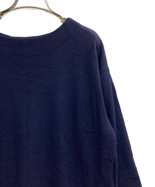 KAGURE（カグレ）kagure (カグレ) ウール縮絨ワンピース ネイビー サイズ:Freeの古着・服飾アイテム