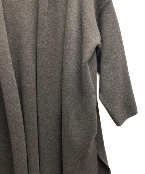 DEUXIEME CLASSE（ドゥーズィエム クラス）Deuxieme Classe (ドゥーズィエム クラス) スムースニットガウンコート ブラウン サイズ:記載無しの古着・服飾アイテム