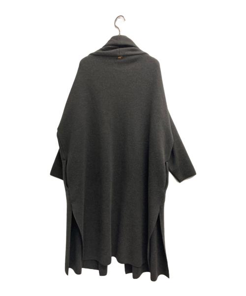 DEUXIEME CLASSE（ドゥーズィエム クラス）Deuxieme Classe (ドゥーズィエム クラス) スムースニットガウンコート ブラウン サイズ:記載無しの古着・服飾アイテム