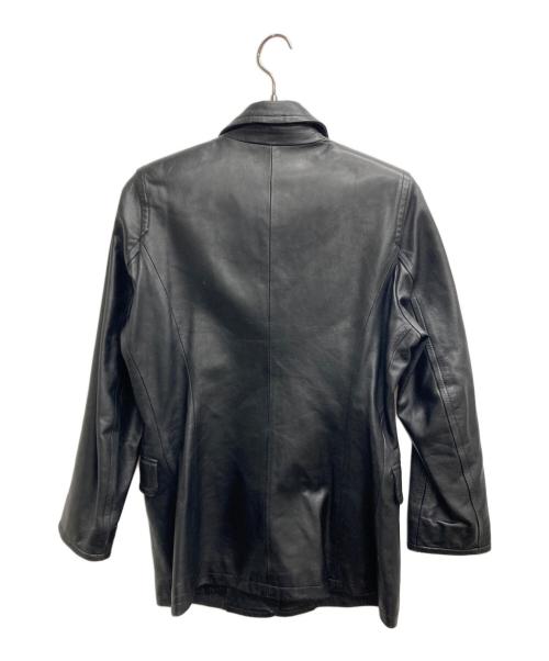 BALMAIN（バルマン）BALMAIN (バルマン) ラムレザージャケット ブラック サイズ:9の古着・服飾アイテム