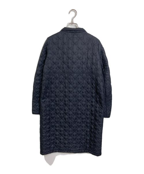 Barbour（バブアー）Barbour (バブアー) ANYA HINDMARCH (アニヤ・ハインドマーチ) キルティングコート　ロングコート ブラック サイズ:38の古着・服飾アイテム