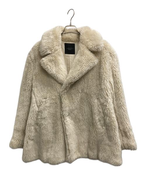 UNUSED（アンユーズド）UNUSED (アンユーズド) ボアコート アイボリー サイズ:２の古着・服飾アイテム