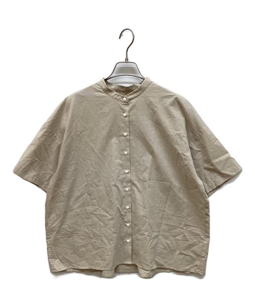 休日と詩（キュウジツトウタ）休日と詩 (キュウジツトウタ) ピーナッツシャツ　半袖シャツ ベージュ サイズ:FREEの古着・服飾アイテム