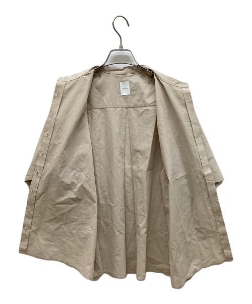 休日と詩（キュウジツトウタ）休日と詩 (キュウジツトウタ) ピーナッツシャツ　半袖シャツ ベージュ サイズ:FREEの古着・服飾アイテム