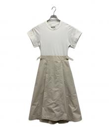3.1 phillip lim（スリーワンフィリップリム）の古着「ドッキングワンピース」｜ホワイト