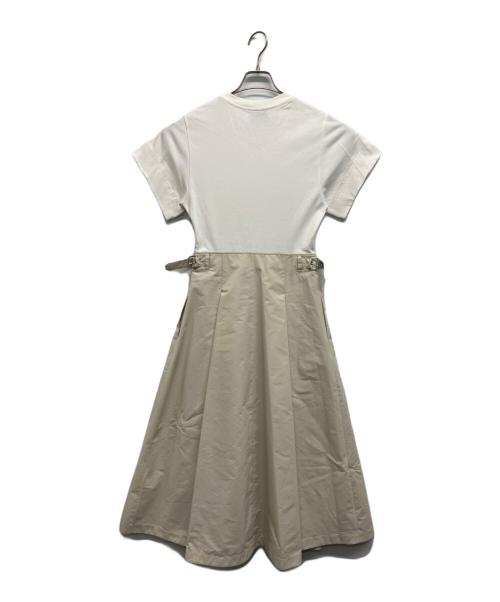 3.1 phillip lim（スリーワンフィリップリム）3.1 phillip lim (スリーワンフィリップリム) ドッキングワンピース ホワイトの古着・服飾アイテム