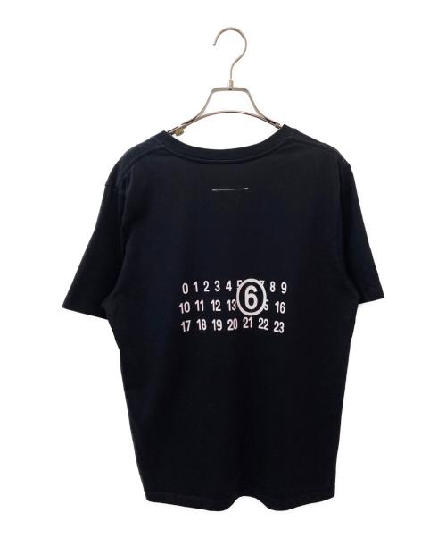 MM6 Maison Margiela（エムエムシックスメゾンマルジェラ）MM6 Maison Margiela (エムエムシックスメゾンマルジェラ) GRAPHIC PRINT T-SHIRT ブラック サイズ:Sの古着・服飾アイテム