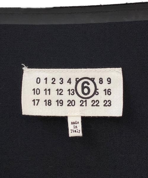 MM6 Maison Margiela（エムエムシックスメゾンマルジェラ）MM6 Maison Margiela (エムエムシックスメゾンマルジェラ) ウールVネックミニワンピース グレー サイズ:Sの古着・服飾アイテム