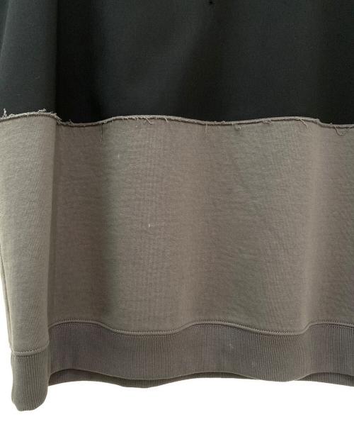 MM6 Maison Margiela（エムエムシックスメゾンマルジェラ）MM6 Maison Margiela (エムエムシックスメゾンマルジェラ) ウールVネックミニワンピース グレー サイズ:Sの古着・服飾アイテム