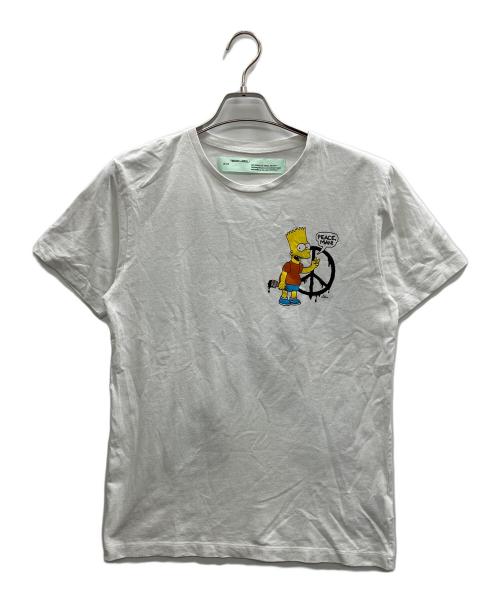 OFFWHITE（オフホワイト）OFFWHITE (オフホワイト) プリントTシャツ ホワイト サイズ:Mの古着・服飾アイテム