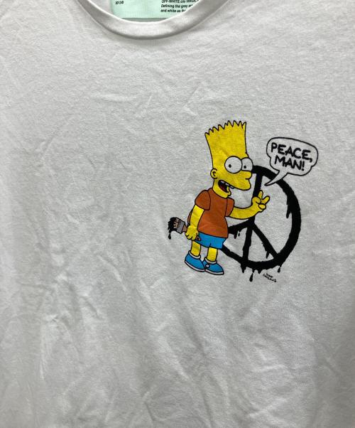 OFFWHITE（オフホワイト）OFFWHITE (オフホワイト) プリントTシャツ ホワイト サイズ:Mの古着・服飾アイテム
