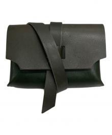 archi（アーキ）の古着「LEATHER BODYバッグ（レザー　ボディ　バッグ）」｜グリーン