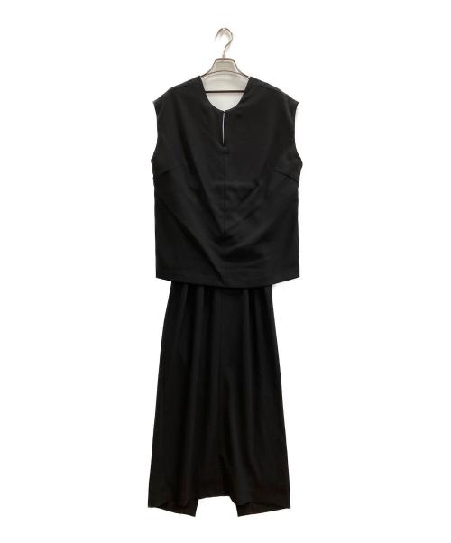 CLANE（クラネ）CLANE (クラネ) LAYERED BACK OPEN ONEPIECE ブラック サイズ:1の古着・服飾アイテム
