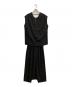 CLANE（クラネ）の古着「LAYERED BACK OPEN ONEPIECE」｜ブラック