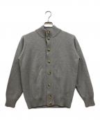 FILIPPO DE LAURENTIISフィリッポ・デ・ローレンティス）の古着「スタンドカラーカーディガン」｜ライトグレー