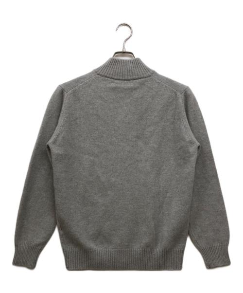 FILIPPO DE LAURENTIIS（フィリッポ・デ・ローレンティス）FILIPPO DE LAURENTIIS (フィリッポ・デ・ローレンティス) スタンドカラーカーディガン ライトグレー サイズ:50の古着・服飾アイテム