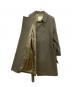 中古・古着 MACKINTOSH (マッキントッシュ) BEAMS F (ビームスエフ) 別注MONKTON ダブルブレスドコート ダークオリーブ サイズ:38：50000円
