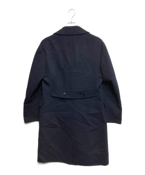 Belvest（ベルヴェスト）Belvest (ベルヴェスト) ウールフランネルダブルチェスターフィールドコート ネイビー サイズ:50の古着・服飾アイテム