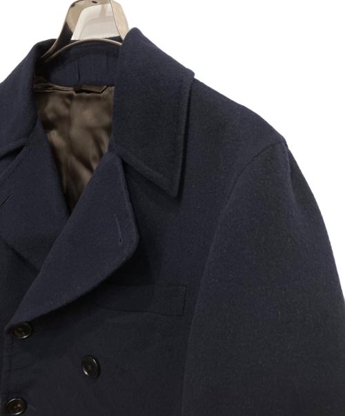 Belvest（ベルヴェスト）Belvest (ベルヴェスト) ウールフランネルダブルチェスターフィールドコート ネイビー サイズ:50の古着・服飾アイテム