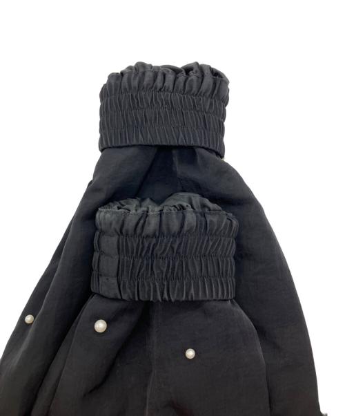 BEARDSLEY（ビアズリー）BEARDSLEY (ビアズリー) ランダムパールトップス ブラック サイズ:FREEの古着・服飾アイテム