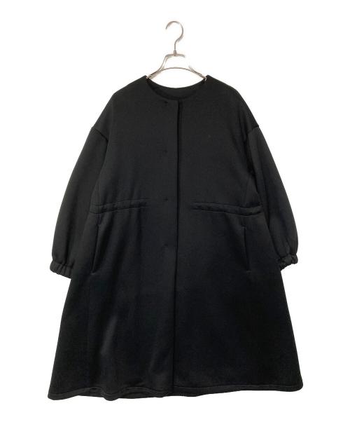 BEARDSLEY（ビアズリー）BEARDSLEY (ビアズリー) ダンボールギャザーコート ブラック サイズ:Fの古着・服飾アイテム