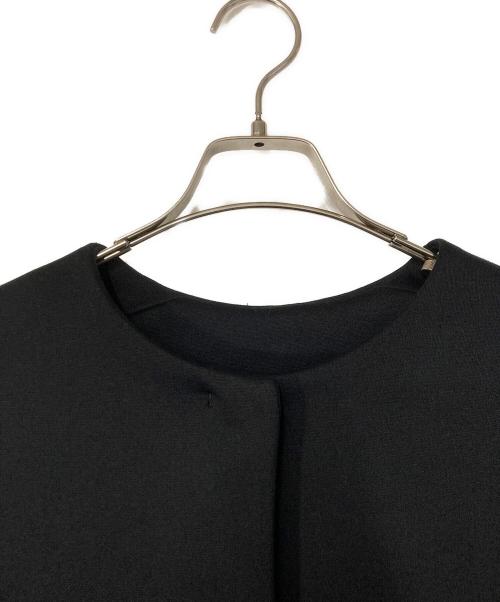 BEARDSLEY（ビアズリー）BEARDSLEY (ビアズリー) ダンボールギャザーコート ブラック サイズ:Fの古着・服飾アイテム