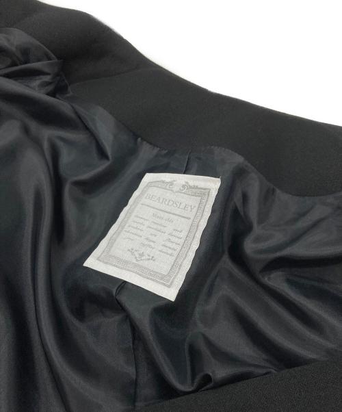 BEARDSLEY（ビアズリー）BEARDSLEY (ビアズリー) ダンボールギャザーコート ブラック サイズ:Fの古着・服飾アイテム