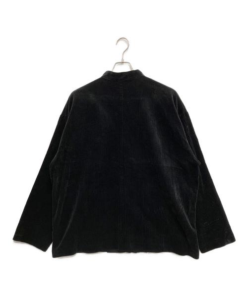 ATON（エイトン）ATON (エイトン) コーデュロイ スタンドカラー ジャケット ブラック サイズ:06の古着・服飾アイテム
