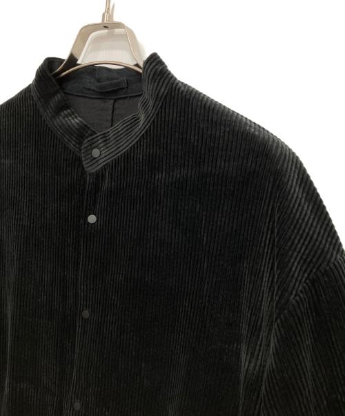 ATON（エイトン）ATON (エイトン) コーデュロイ スタンドカラー ジャケット ブラック サイズ:06の古着・服飾アイテム