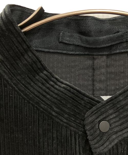 ATON（エイトン）ATON (エイトン) コーデュロイ スタンドカラー ジャケット ブラック サイズ:06の古着・服飾アイテム