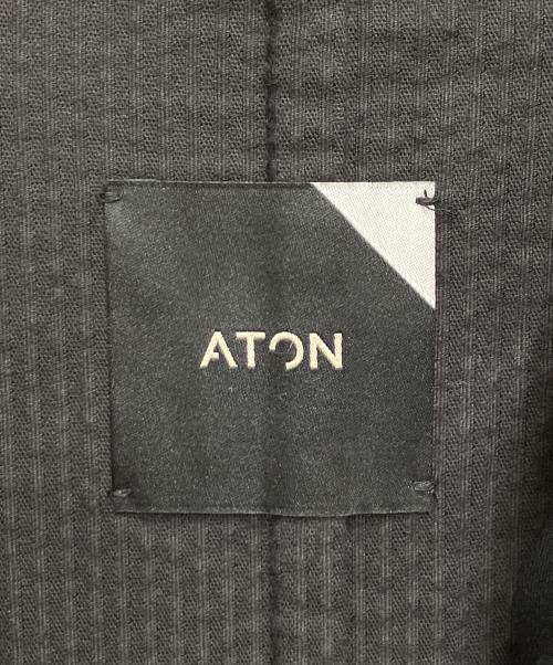 ATON（エイトン）ATON (エイトン) コーデュロイ スタンドカラー ジャケット ブラック サイズ:06の古着・服飾アイテム