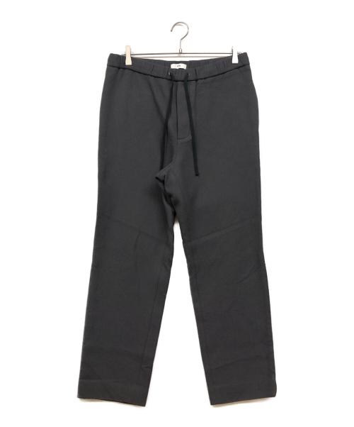 ATON（エイトン）ATON (エイトン) SUPER 160S DOUBLE SAXONY EASY TAPERED PANTS グレー サイズ:06の古着・服飾アイテム