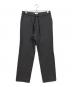 ATON（エイトン）の古着「SUPER 160S DOUBLE SAXONY EASY TAPERED PANTS」｜グレー