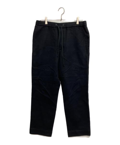 ATON（エイトン）ATON (エイトン) SUPER 160S DOUBLE SAXONY EASY TAPERED PANTS ブラック サイズ:06の古着・服飾アイテム