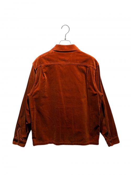 SUPREME（シュプリーム）SUPREME (シュプリーム) Velvet Zip Up Shirt ブラウン サイズ:Ｍの古着・服飾アイテム